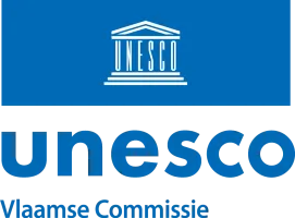 Logo unesco met baseline Vlaamse commissie